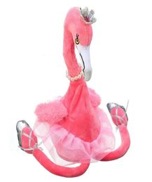 Flamingo zingend dansende huisdiervogel 50 cm 20 inches kerstcadeau gevuld pluche speelgoed schattig Doll6395969