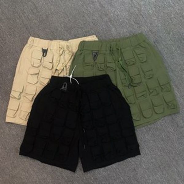 Flaneur 58 Múltiples bolsillos Cargo Shorts Transpirable Hasta la rodilla Pantalones cortos Ropa deportiva Camping Senderismo Pantalón Hombres Mujeres Tallas grandes Fitness Correr Pantalones de chándal Pantalones