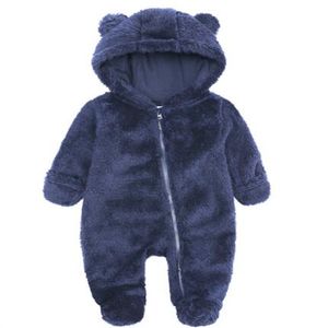 Flanelle nouveau-né bébé barboteuses dessin animé ours infantile Costume garçons combinaison ensemble filles barboteuse automne hiver enfants vêtements ensembles