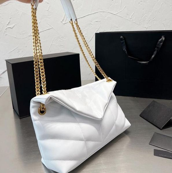 Bolsos de moda con solapa bandolera bolso de mujer bolsos de mano oficina pequeña mochila de cuero trabajo playa cadenas dobles Cartera de cuero bolsos de diseñador Monedero bolso de hombro de lujo