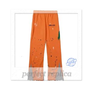 Flared Sweatpants Designer Pants Zreingbroek Damesbroeken Heren Mens Graffiti broek Herenbroeken Women Sport High Street Casual Sweatpants Vintage broek 663