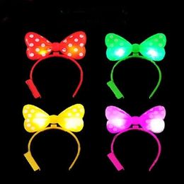 Flash Bow Hoofdband Bow Hoofdband LED Bow Hoofdband concert Party led speelgoed