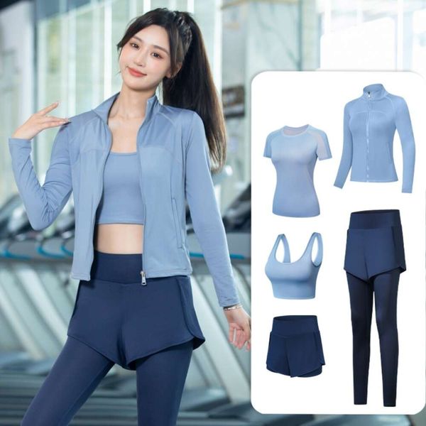 Vente Flash Ensemble de combinaison de Yoga pour femmes, vêtements de course, de sport, de gymnastique, de course du matin, de printemps/été, vêtements professionnels à séchage rapide, à la mode, nouvelle collection automne 2022