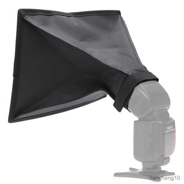 Diffuseurs de flash 20 * 30 cm / 7,9 * 11,8 pouces Diffuseur de flash de photographie portable Mini Softbox Kit pour DSLR Speedlite Flash R230712