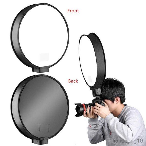 Diffuseurs de flash 30cm / 40cm Universal Mini Round Softbox Diffuseur de flash portable Soft Box pour appareils photo reflex numériques Photo Speedlite Tente de tir R230712