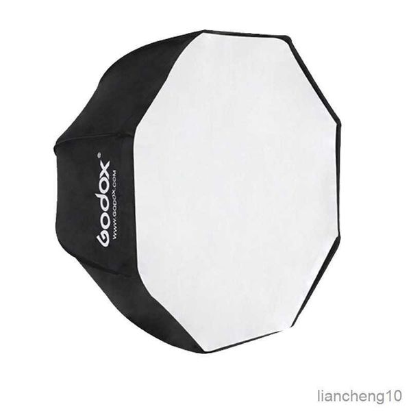 Difusores de flash Godox 120cm / 47.2in Portable Octagon Photo Studio Softbox Umbrella Brolly Reflector para Speedlight R230712