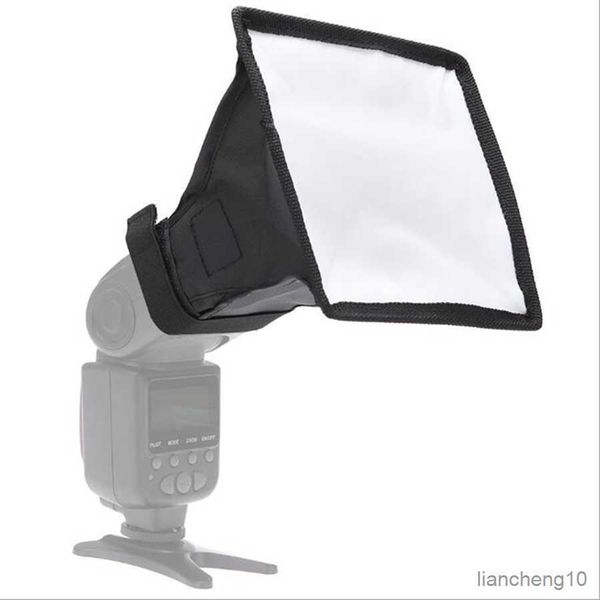 Difusores de flash Nuevo difusor de flash Reflector Softbox Mini difusor de fotos profesional Caja de luz suave cuadrada redonda para cámara Canon Nikon R230712