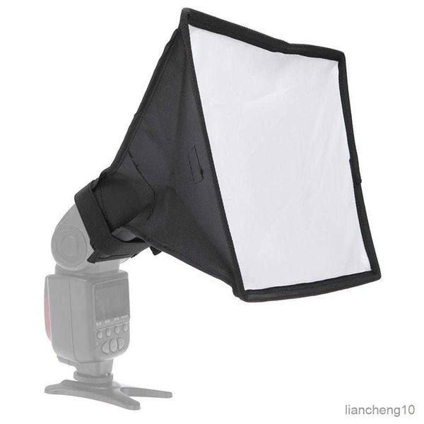 Diffuseurs de flash Fabrication habile Diffuseur de lumière flash Softbox Speedlight pliant de qualité supérieure Soft Light Box Universal 20x30cm R230712