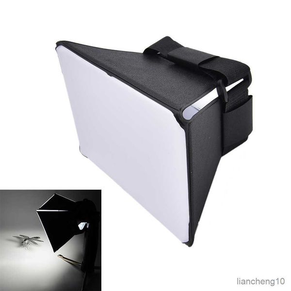 Diffuseurs de flash Réflecteur de diffuseur de flash Softbox pour la plupart des types d'appareils photo reflex Speedlite Accessoires de studio de photographie R230712