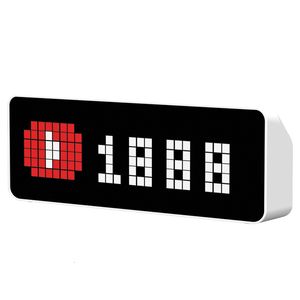 Diffuseurs flash Ulanzi TC001 Horloge pixel intelligente Fonction de prévision météo Gestion scientifique du temps Affichage couleur Pomodoro 230626