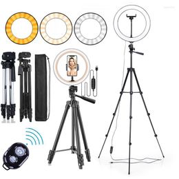 Flitskoppen 10 Inch Ring Licht Met Statief Com Pens Rechts Ligth Led Velg Rong Lite Verlichting Circulaire Ronde lamp Voor Selfie