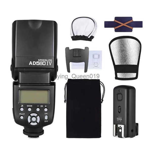 Têtes de flash 2.4G caméra universelle sans fil Speedlite Flash Light GN50 avec déclencheur Flash réflecteur diffuseur filtres de couleur pour appareils photo reflex numériques YQ231003