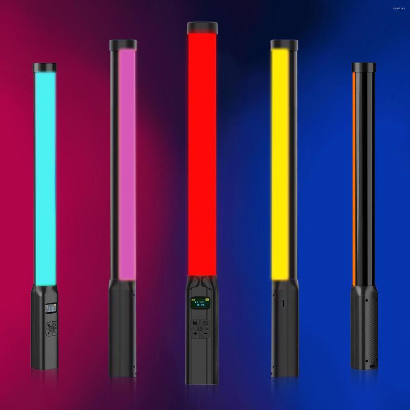 Blitzköpfe BTFOOR Handheld RGB Buntes Stablicht 19,68 Zoll 50 cm LED-Stab CRI 95 2500 K-9000 K Pografie-Studiolampe