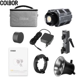 Têtes de flash COLBOR CL60 COB Lumière vidéo pour caméra de prise de vue vidéo P ographie Éclairage 2700K 6500K RGB Tiktok Lampe APP Control 231117