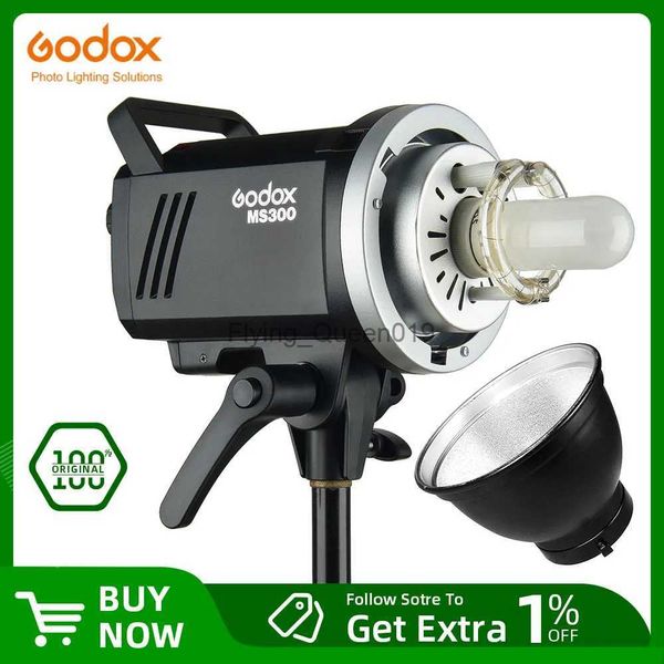 Têtes de flash Godox 200W MS200 ou 300W MS300 Studio Flash 2.4G récepteur sans fil intégré léger Compact et Durable Flash à montage Bowens YQ231003