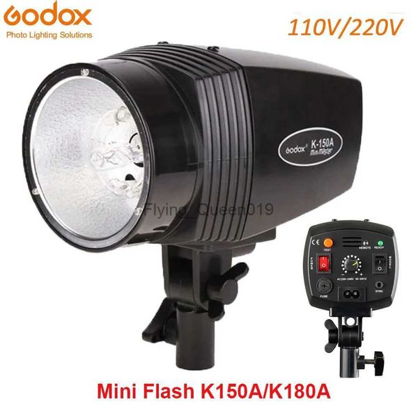 Flash Heads GODOX K150A 150Ws K180A 180WS Mini estudio portátil Iluminación Galería de fotos 110V / 220V Strobe YQ231005
