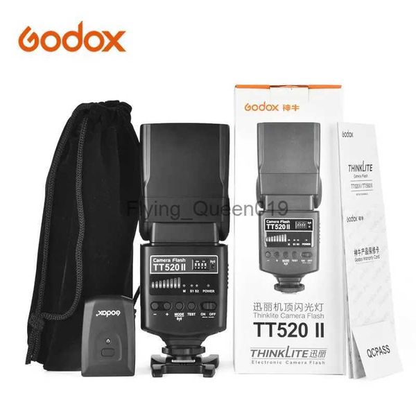 Têtes de flash Godox TT520 II Flash TT520II avec signal sans fil 433 MHz intégré + déclencheur de flash pour appareils photo reflex numériques Pentax Olympus YQ231003