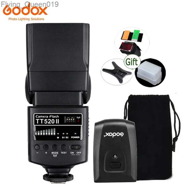 Têtes de flash GODOX TT520 II + RT Transmetteur sans fil Trigger Flash Light Speedlite pour appareil photo reflex numérique Pentax Olympus YQ231004