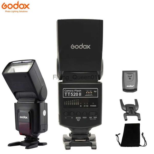Têtes de flash Godox TT520II Flash de caméra avec signal sans fil 433 MHz intégré adapté à l'appareil photo reflex numérique Pentax Fuji Olympus YQ231003
