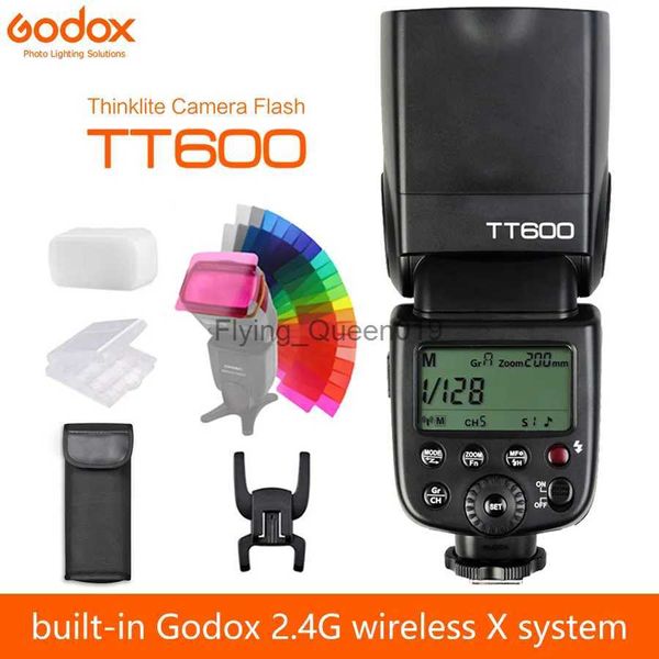Têtes de flash Godox TT600 2.4G sans fil GN60 caméra maître/esclave Speedlite pour Pentax Olympus Fuji Lumix YQ231005