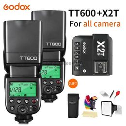 Têtes de flash Godox TT600 Flash 2.4G sans fil TTL 1/8000s caméra Photo Speedlite + X2T-C/N/S/F/O/P déclencheur pour Fuji Olympus YQ231003