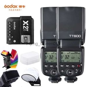 Têtes de flash Godox TT600 TT600S 2.4G sans fil TTL 1/8000s Flash Speedlite avec déclencheur X2T-C/N/S/F/O/P pour fuji olympus YQ231003