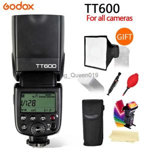 Flash Heads Godox TT600S TT600 Flash Speedlite for Pentax Olympus Fujifilm Built-in 2.4G Wireless Trigger System GN60 YQ231003