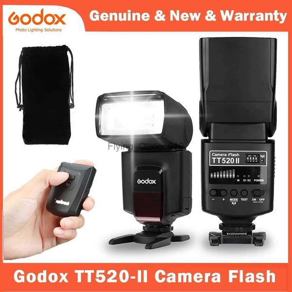 Têtes de flash Caméra sans fil Godox Flash Speedlite Thinklite TT520II avec signal intégré 433 MHz pour Pentax Fujifilm Olympus DSLR YQ231003