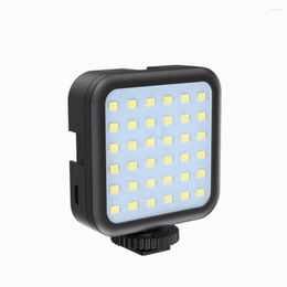 Têtes de flash Jumpflash LED-L36 36 LED Portable Fill Light Dimmable On Camera Lamp Lighting