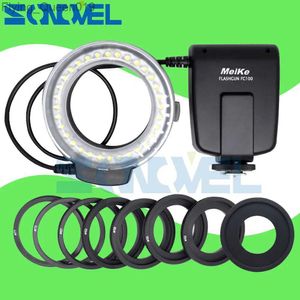 Flitskoppen Meike FC-100 FC100 LED Macro Ring Flitslicht voor Nikon D4s D5 D3x D500 D600 D800 D810 D750 D3200 D3400 D5600 D5300 D7500 D7200 YQ231004