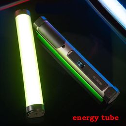 Flitskoppen YC ONION LED RGB Soft Light Tube Portable Handheld Pography Lighting Stick Pos Video Telefoon APP Controle Meerdere Scènes