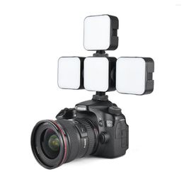 Têtes de Flash YELANGU VL49 5W Mini lumière vidéo LED 6500K enregistrement d'éclairage pographique pour appareil photo Smartphone Tiktok Vlogging