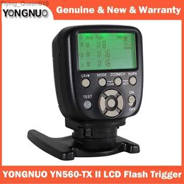 Têtes de flash YONGNUO a mis à niveau la télécommande de déclenchement de flash LCD YN560-TX II pour et YN560IV/III YN660 avec fonction de réveil pour YQ231004