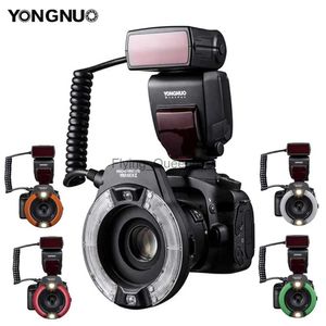 Têtes de flash Yongnuo YN14EX II TTL Macro anneau Flash Speedlite LED lumière pour caméra cavité buccale dents ornements gros plan prise de vue YQ231003