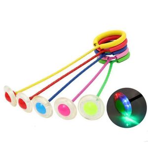 Flash saut à pied de la force Ball enfants Outdoor Fun Sports Touet LED LED Children Jumping Force Forming Training Ball Child-Parent Games 240418