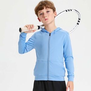 Envoi éclair de nouveaux vêtements Fiess élastiques pour enfants, vêtements d'entraînement de basket-ball pour hommes, vêtements de sport de plein air d'automne et d'hiver, vestes de course et de loisirs pour hommes