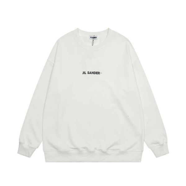 Flash Expédition à la mode Jil Sander Lettre imprimé le cou rond de haute qualité pour les hommes et les femmes à sweat à capuche pour hommes en vrac décontracté décontracté