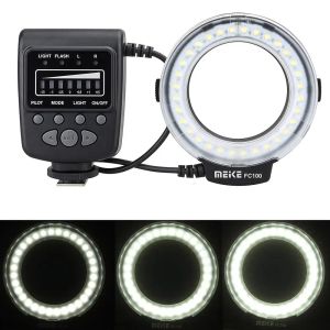 Flashs Meike FC100 LED RON RING Flash Photo Speedlite Light pour Canon 5D Mark II Nikon D3200 D3100 DSLR Camerie