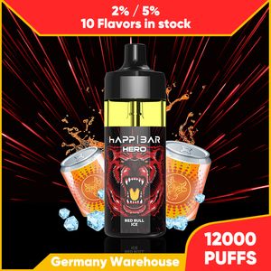 Lumière clignotante 16 ml e Cigarette CE certificat 12000 bouffées 5%