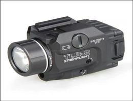 Linternas Tlr8 Linternas Flsize L R Luz LED con mira láser roja para caza con pistola G17 19 Sig Cz Tr8 Linterna Drop Delive9789303