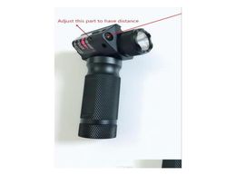 Lampes de poche Lampe de poche stroboscopique verticale supérieure avec point rouge pour fusil, livraison directe, accessoires d'équipement tactique Dhpl3395551