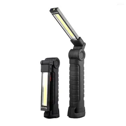 Linternas Antorchas 2 Piezas Luz De Trabajo LED Profesional Linternas Plegables Accesorios De Camping Con Batería Luces Nocturnas Para Reparación De Automóviles