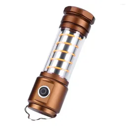 Lampes de poche torches 200 lm lampe de camping IPX4 Nuit imperméable pour l'extérieur (lampe unique)