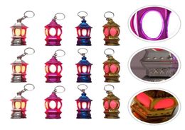 Zaklampen fakkels 40 stks moslim ramadan lantaarn sleutelhang ring hangers charme met LED -licht320O8362778