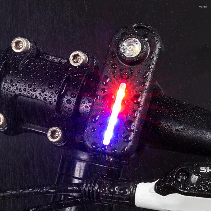 El feneri, klipli dağ lambası şarj edilebilir uyarı arka lamba su geçirmez IP65 taşınabilir gece bisiklet