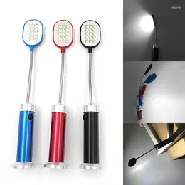 Lampes de poche Torches Base magnétique flexible Table d'ordinateur Lampe de travail 15 LED Étude L15