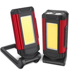 Zaklampen fakkels lumen camping outdoor cob werk licht USB langdurige oplaadbare lamp led draagbare lantaarn fakkel power bankflashlight