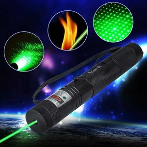 Flashlights fakkels nieuwe groen licht laser pen oplaadbare sterrenhemel ster zicht zaklamp pointer pointer jagen hang-type lange afstand lazer zaklamp 0109