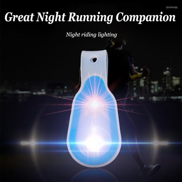 Linternas Antorchas Correr al aire libre Luz de advertencia multifuncional Noche Manos libres LED Clip en ropa Imán
