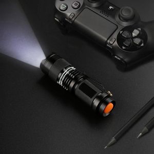 Flashlights Torches Q5 Mini Strong Light Portable Bright 3 Modes Small Aluminum Adjustable Zoom